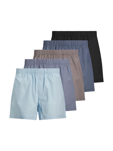 Jack & Jones Trunks 'Milano' 5er Pack in blau