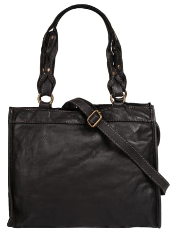 Samantha Look Shopper echt Leder in schwarz
