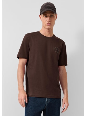 QS T-Shirt in 8941_dunkelbraun
