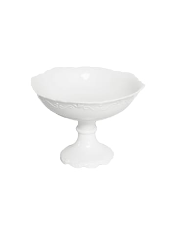 Chic Antique Schüssel mit Fuß Provence in weiss