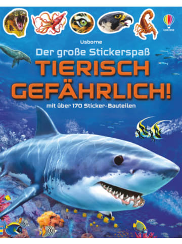 Usborn Buch - Der große Stickerspaß: Tierisch gefährlich!
