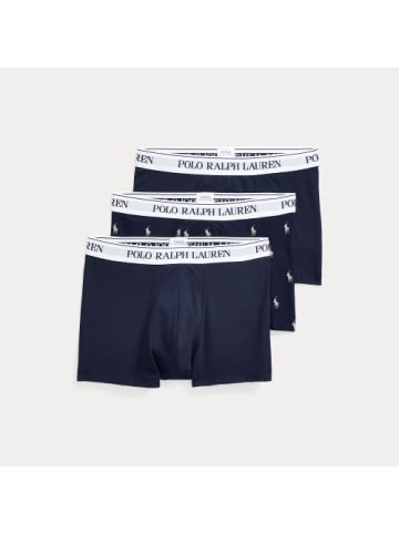 POLO RALPH LAUREN 3er Pack Classic Trunks Unterhosen in Cruise nav