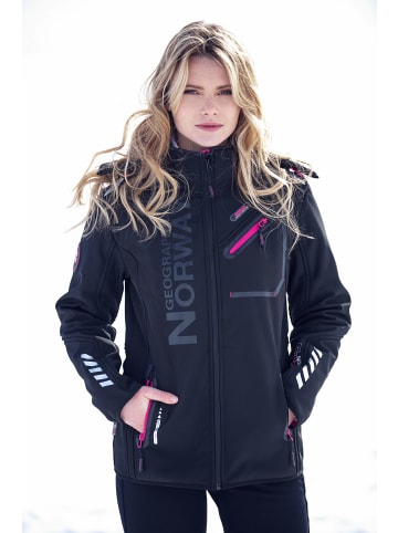 Geographical Norway Damen Regular Fit Allwetterjacke  in Black