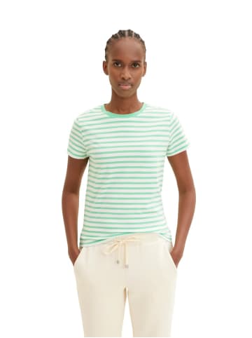 TOM TAILOR Denim T-Shirt MODERN STRIPE in Mehrfarbig