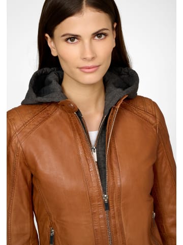 Ricano Damen Lederjacke Ines in Cognac