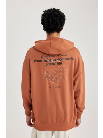 DeFacto Sweatshirt in Dunkelorange