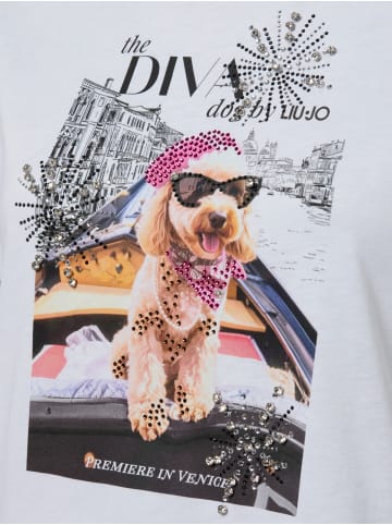Liu Jo T-Shirt in weiß pink