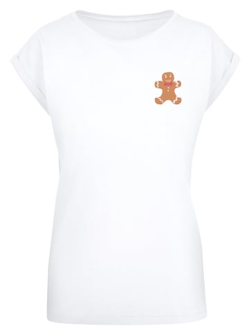 F4NT4STIC T-Shirt Gingerbread Lebkuchen in weiß
