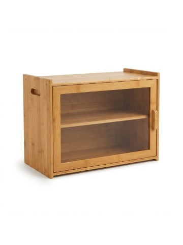 relaxdays Brotkasten in Natur - (B)40 x (H)31 x (T)17,5 cm