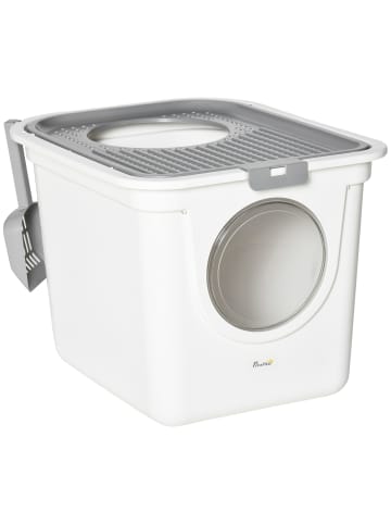 Pawhut Katzentoilette 44L x 55B x 39H cm