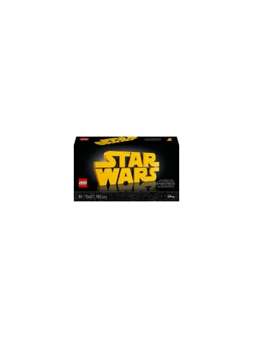 LEGO Klemmbausteine Set Star Wars Logo aus Lego-Steinen, ab 18 Jahre