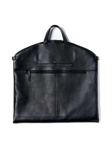 FEYNSINN Leder-Kleidertasche echt Leder Anzugtasche Kleidersack groß schwarz ARIK in schwarz