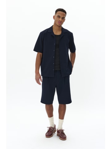 Matinique Kurzarmhemd MAklampo Gerade Passform in Dark Navy