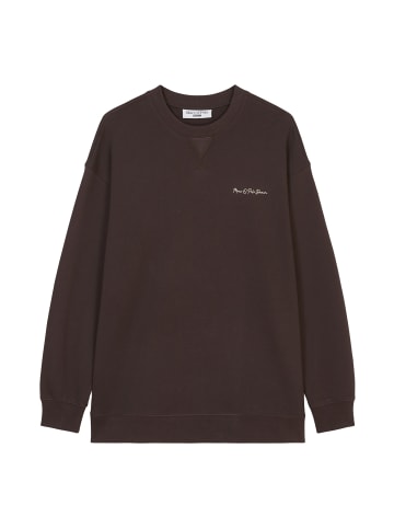 Marc O'Polo DENIM Sweatshirt oversize in dark chocolate