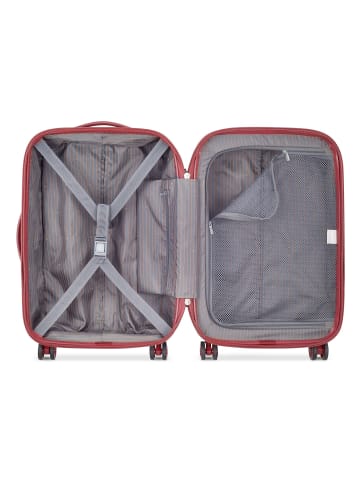 Delsey Caumartin 4-Doppelrollen Kabinentrolley 55 cm in rote