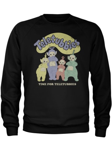 Teletubbies Pullover "Time Fore Sweatshirt" in Schwarz