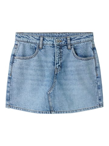 TWO SOON Skort in Medium Blue Denim