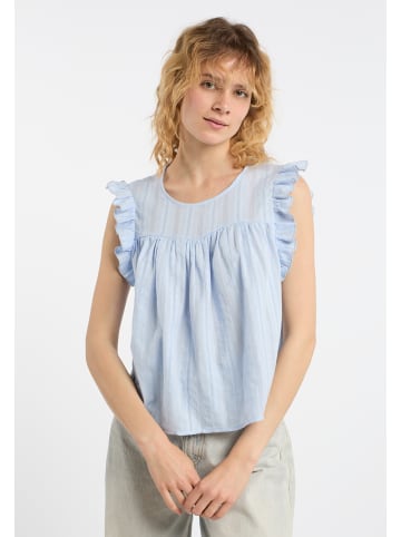 DreiMaster Vintage Damen Bluse in Hellblau