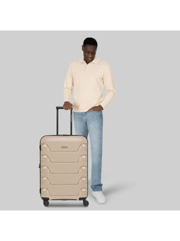 Smartbox Edition 01 4 Rollen Trolley 66 cm mit Dehnfalte in beige