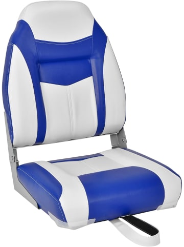 COSTWAY Hochlehner Bootssitz in Blau