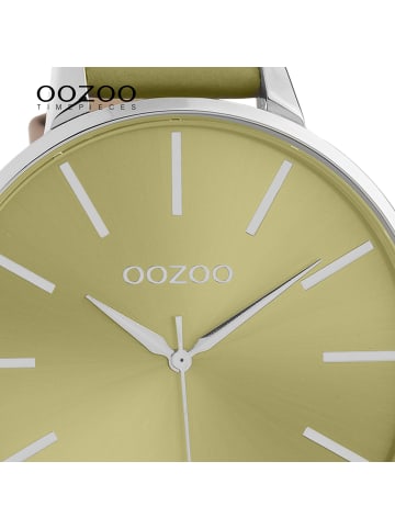 Oozoo Armbanduhr Oozoo Timepieces ockergelb extra groß (ca. 48mm)