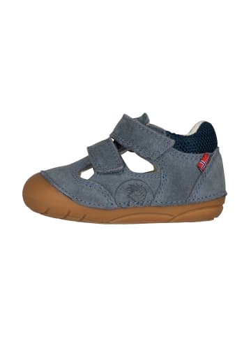 Trollkids Leder-Lauflernschuhe Oppland in mystic blue