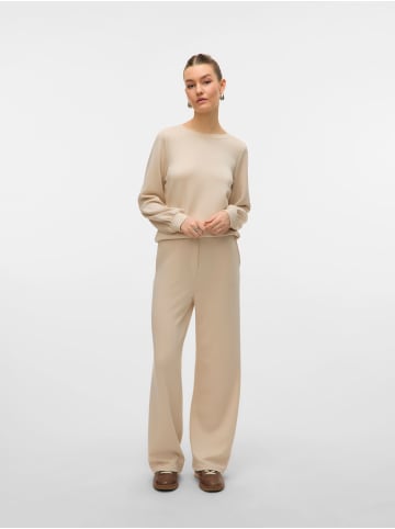 Vero Moda Hohe Taille Weite Hose in Pumice Stone