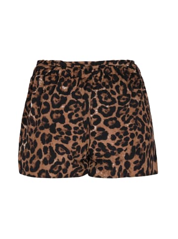 NAEMI Women Plus Size Shorts in Brown
