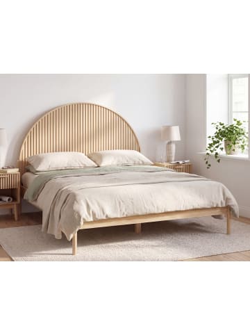Beliani 2-tlg Doppelbett MASCORTEL in Braun