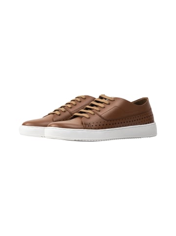 DreiMaster Maritim Sneakers Aus Leder in Kamel