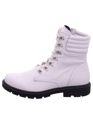 Esgano Damenschnürrstiefel kalt flach  in  Weiß