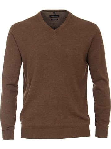 Venti V-Pullover für Herren in beige