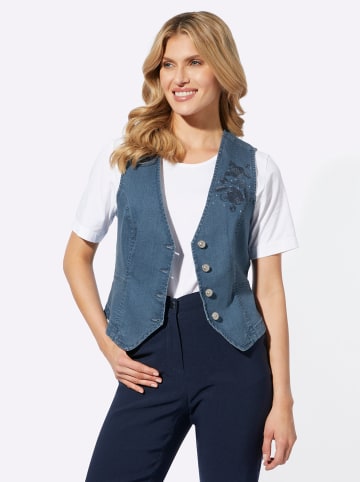 Sieh an! Jeansweste in blue-bleached