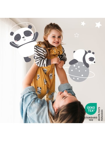 Schlummersack Schlafsack mit Füßen und umklappbaren Bündchen, 2.5 TOG in Gold