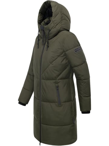 Navahoo Steppmantel Kältekuschel XIV in Dark Olive