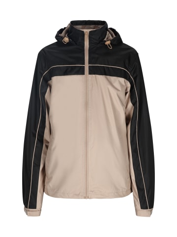 abrel Jacke in Beige Schwarz