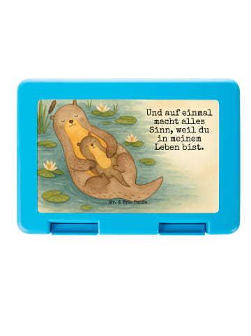 Mr. & Mrs. Panda Meal Prep Box Otter Kind Design mit Spruch in Weiß