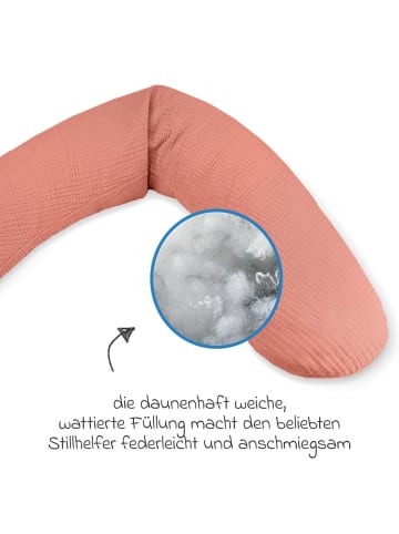 Theraline Stillkissen Das Original mit Polyesterhohlfaser-Füllung in orange,rosa