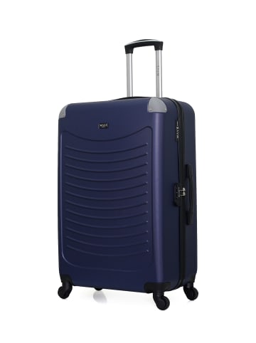 WAVE PARIS Großer Hartschalenkoffer CONGO in Dunkelblau (95L)