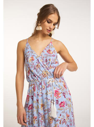 IZIA Damen Maxikleid in Hellblau