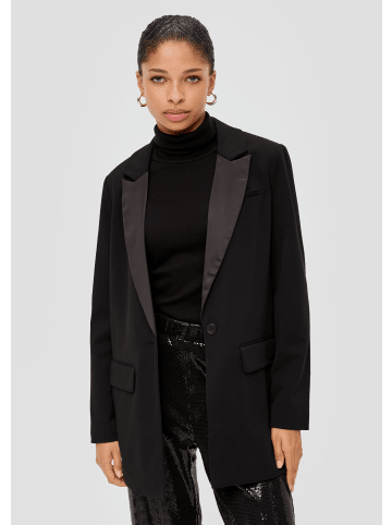 QS Indoor-Blazer langarm in Schwarz