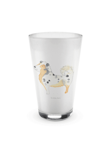 Mr. & Mrs. Panda Glas Hund Australien Shepherd ohne Spruch in Transparent