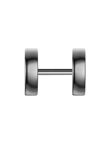 True Rebels Ohrringe aus Edelstahl in gunmetal