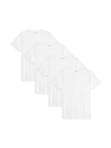 DANISH ENDURANCE T-Shirt Basic V-Neck in weiß