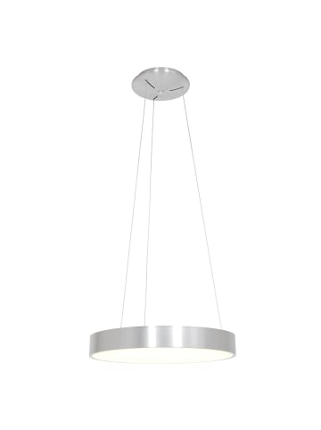 Licht-Erlebnisse Pendelleuchte EEK E Ø 48 x (T)160 cm in Silber Weiß