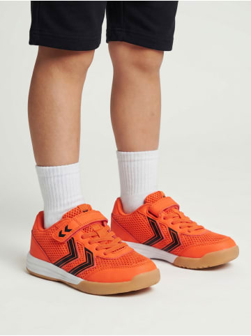 Hummel Klettverschluss Hallenschuh Multiplay Flex Innenbereich Kinder in NASTURTIUM