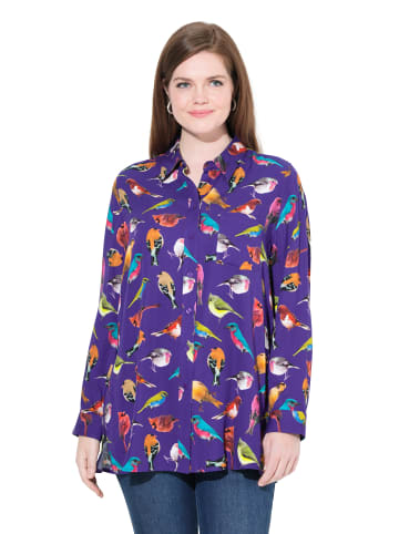 Ulla Popken Hemdbluse in lila