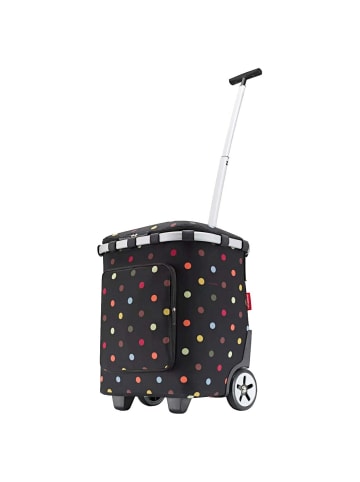 Reisenthel carrycruiser plus - Einkaufstrolley recycelt PET 52.5 cm (black) in dots
