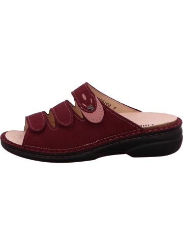 Finn Comfort Klassische Pantolette in dunkelrot
