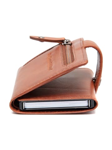 The Chesterfield Brand C08.0609 Leather Card Holder Novum Series Larino cognac